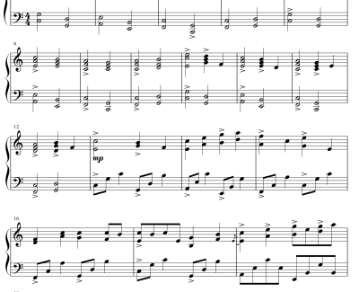 卡农变奏曲钢琴谱-Variations on the Canon by Pachelbel V.L.最终定本-George Winston