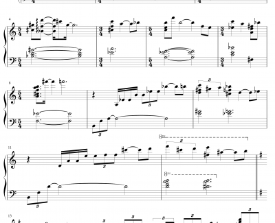 A Sketch of Scriabin钢琴谱-lbg