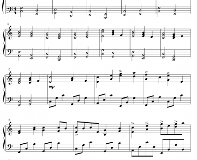 Variations On The Canon钢琴谱-George Winston-卡农变奏曲-