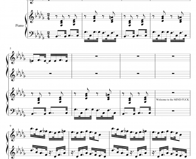 マインドブランド钢琴谱-足首版