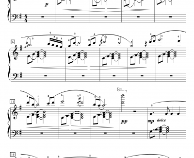 我心依旧钢琴谱-电影《泰坦尼克号》的主题曲简化版-席琳·狄翁