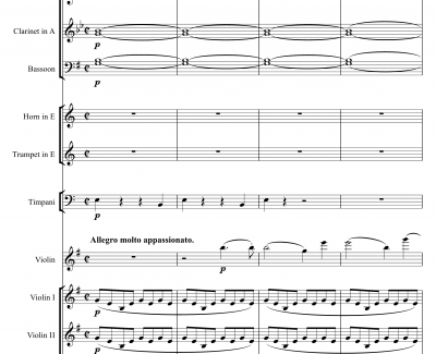 e小调小提琴协奏曲Op.64钢琴谱-第一乐章-门德尔松