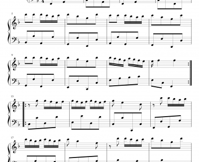 K33b钢琴谱-莫扎特