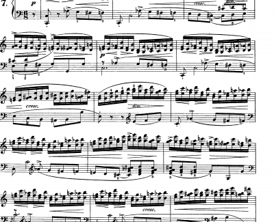 黑键练习曲钢琴谱-肖邦-chopin