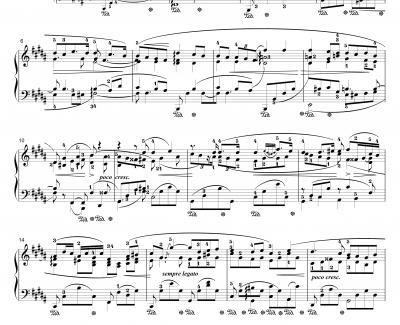 B大调夜曲钢琴谱-OP.62-1-肖邦-chopin-肖邦夜曲17