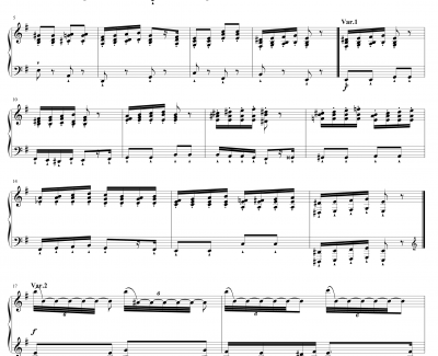 阿尔坎Op.39 No.12 变奏曲钢琴谱-Charles-Valentin Alkan