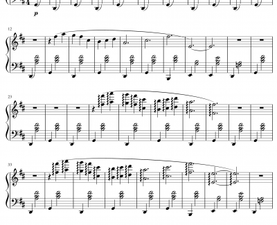 Gymnopedie No.1钢琴谱-Maksim Mrvica