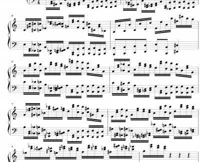 火星练习曲钢琴谱-Op.2 No.2-火星先生