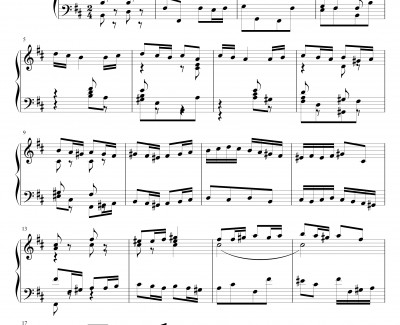BWV831ECHO钢琴谱-雅克·奥芬巴赫