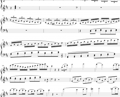 钢琴协奏曲Op61第一乐章钢琴谱-贝多芬-beethoven