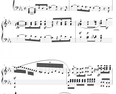 悲怆奏鸣曲第一乐章钢琴谱-贝多芬-beethoven