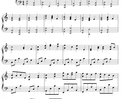 卡农钢琴谱-与原录音完全一致-George Winston