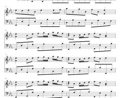 Linear Slope钢琴谱-線形勾配-かわいいシリーズ万恶之源