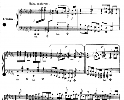 加沃特舞曲Op.14钢琴谱-斯甘巴蒂