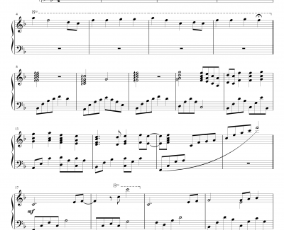 小小的手心钢琴谱-Clannad OST