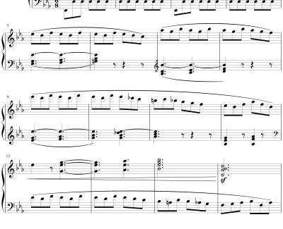 第四钢琴奏鸣曲Op7钢琴谱-贝多芬-beethoven
