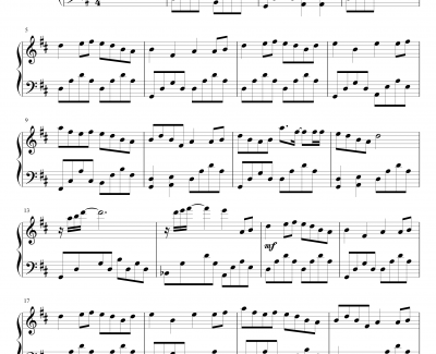 极乐歌钢琴谱-0.95版-柯佩磊