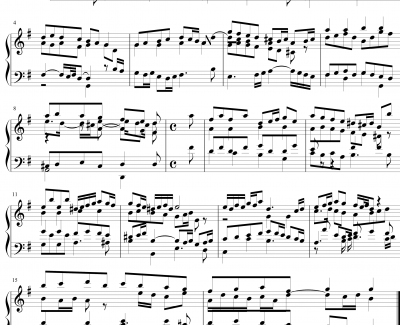 哥德堡变奏曲第30变奏.终曲钢琴谱-巴赫-P.E.Bach
