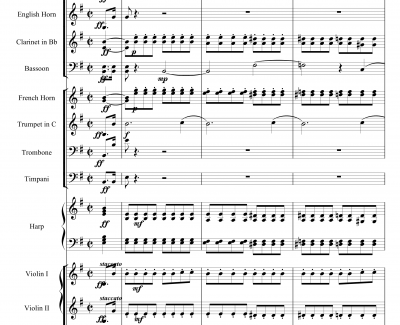 E小调前奏曲钢琴谱-交响乐版-肖邦-chopin