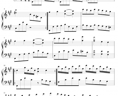 无题钢琴谱-PARROT186