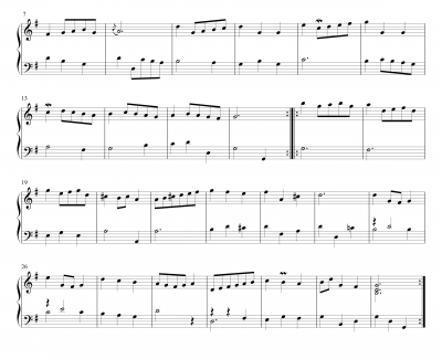 G大调小步舞曲BWV Anh.114钢琴谱-巴赫-P.E.Bach