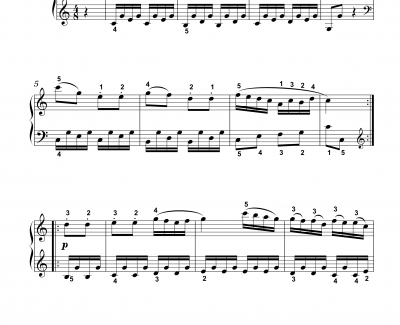 回旋曲钢琴谱-四级-普莱耶尔
