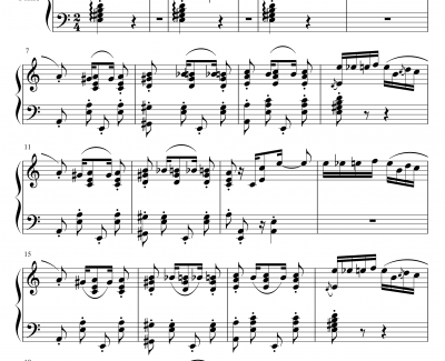 致爱丽丝钢琴谱-爵士·改-贝多芬-beethoven