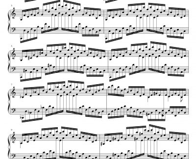 a小调第3号练习曲钢琴谱-乐之琴
