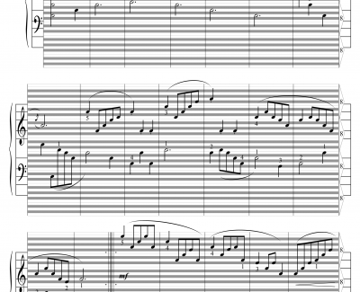 小步舞曲Minuet钢琴谱-郝氏谱-巴赫-P.E.Bach