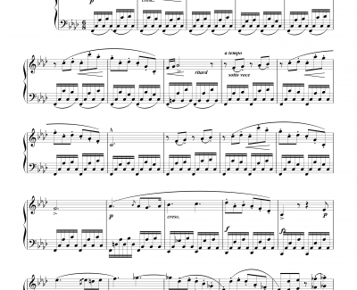 肖邦练习曲Etude OP.10 No.9钢琴谱-chopin