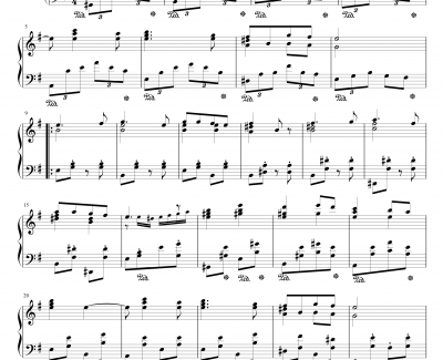 喀秋莎钢琴谱-世界名曲