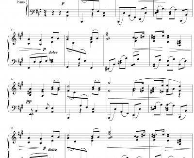 间奏曲Op.118  No.2钢琴谱-勃拉姆斯-Brahms