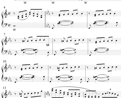 overture钢琴谱-Yiruma