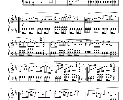 小奏鸣曲钢琴谱-全三乐章-lcx64579