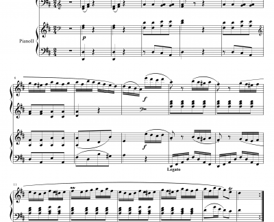D大调双钢琴奏鸣曲第三乐章钢琴谱-莫扎特-K448
