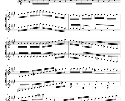 练习曲钢琴谱-Op.849 No.23-儿童歌曲