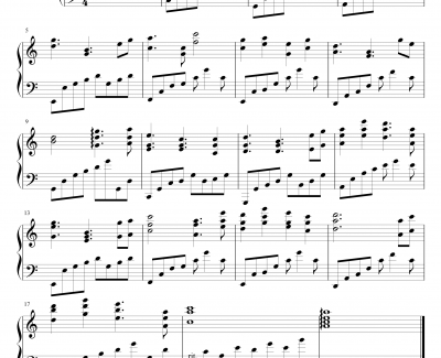 剑魄琴心钢琴谱-Synthesia Piano版-古剑奇谭