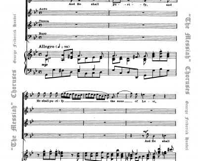 And He Shall Purify钢琴谱-Handel