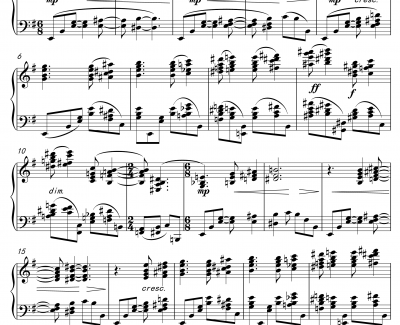 幻想曲钢琴谱-钢琴曲4首，Op3no3-榕剑