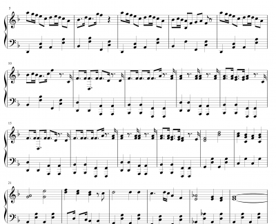 1925钢琴谱-初音未来