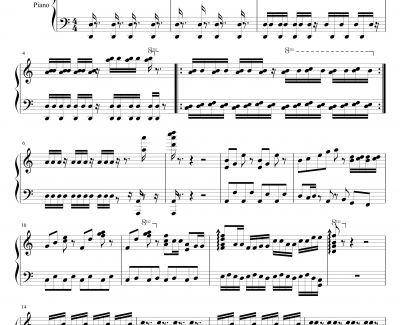 印象no.3钢琴谱-FIRSTONE