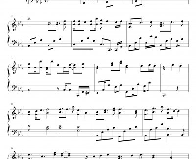 海猫BGM钢琴谱-Answer-海猫鸣泣之时