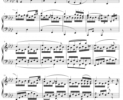 悲怆钢琴谱-奏鸣曲-贝多芬-beethoven