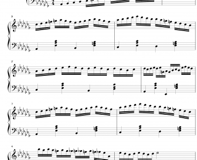 火星音阶练习曲钢琴谱-Op.2 No.1-火星先生