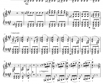 Mephisto Waltz No. 1 S. 514钢琴谱-李斯特