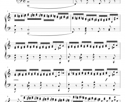 练习曲740第10首钢琴谱-车尔尼-Czerny