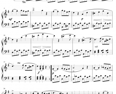 小奏鸣曲Op.168.No.2第一乐章钢琴谱-狄亚贝里