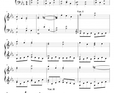 Salute to Elgar钢琴谱-nzh1934