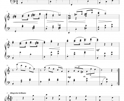 钢琴小品钢琴谱 Op.8 No.1-yutianyue126