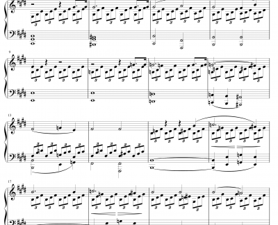 月光钢琴谱-奏鸣曲-贝多芬-beethoven